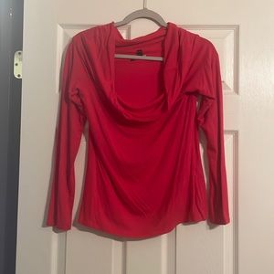 Long sleeve off shoulder shirt